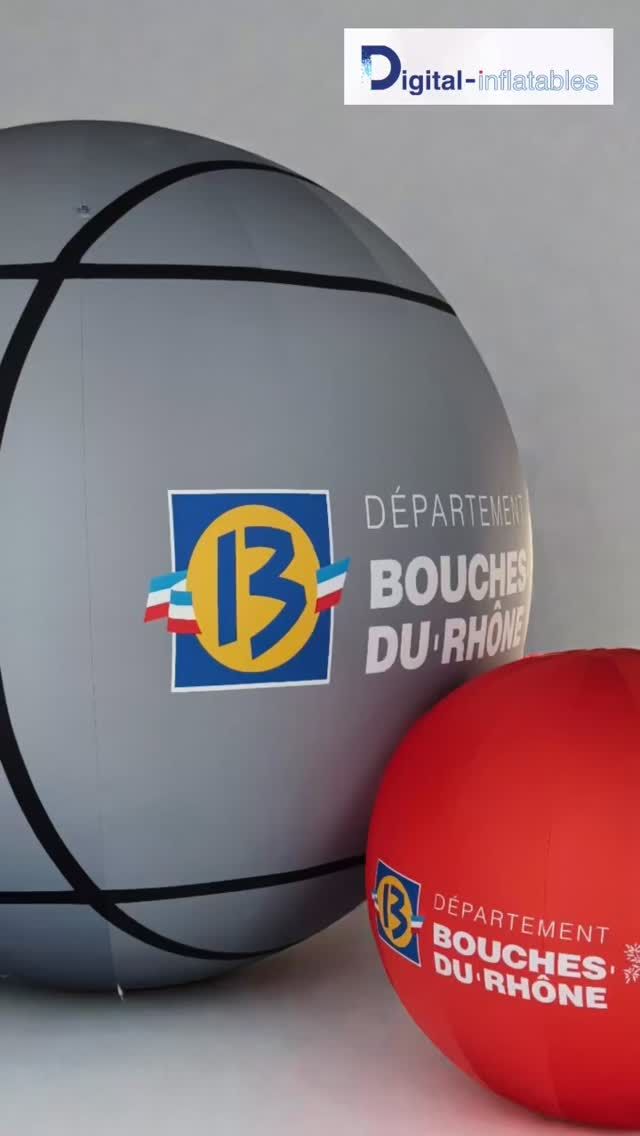 Une série de structures gonflables de 3.5 mètre de haut faites pour le département des bouches du Rhône. @departement13